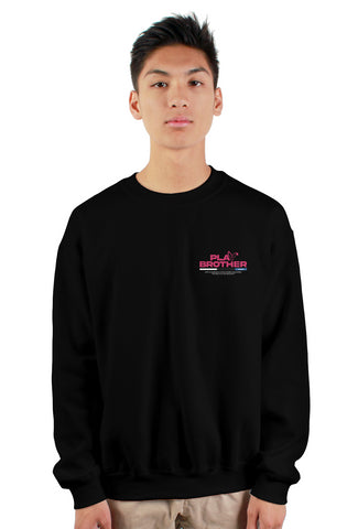 RM Playbrother (Black) heavy crewneck sweatshirt