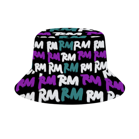 RM Graffiti Bucket Hat - Purple/Teal