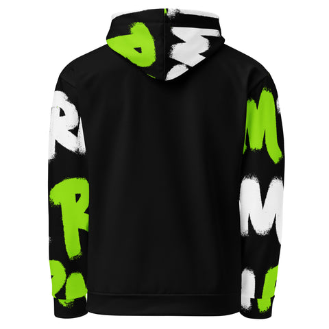 RM Graffiti RMX - Neon Green Unisex Hoodie