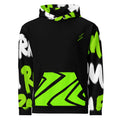 RM Graffiti RMX - Neon Green Unisex Hoodie