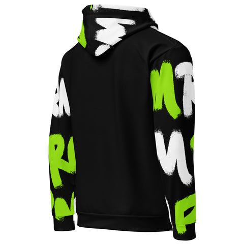 RM Graffiti RMX - Neon Green Unisex Hoodie