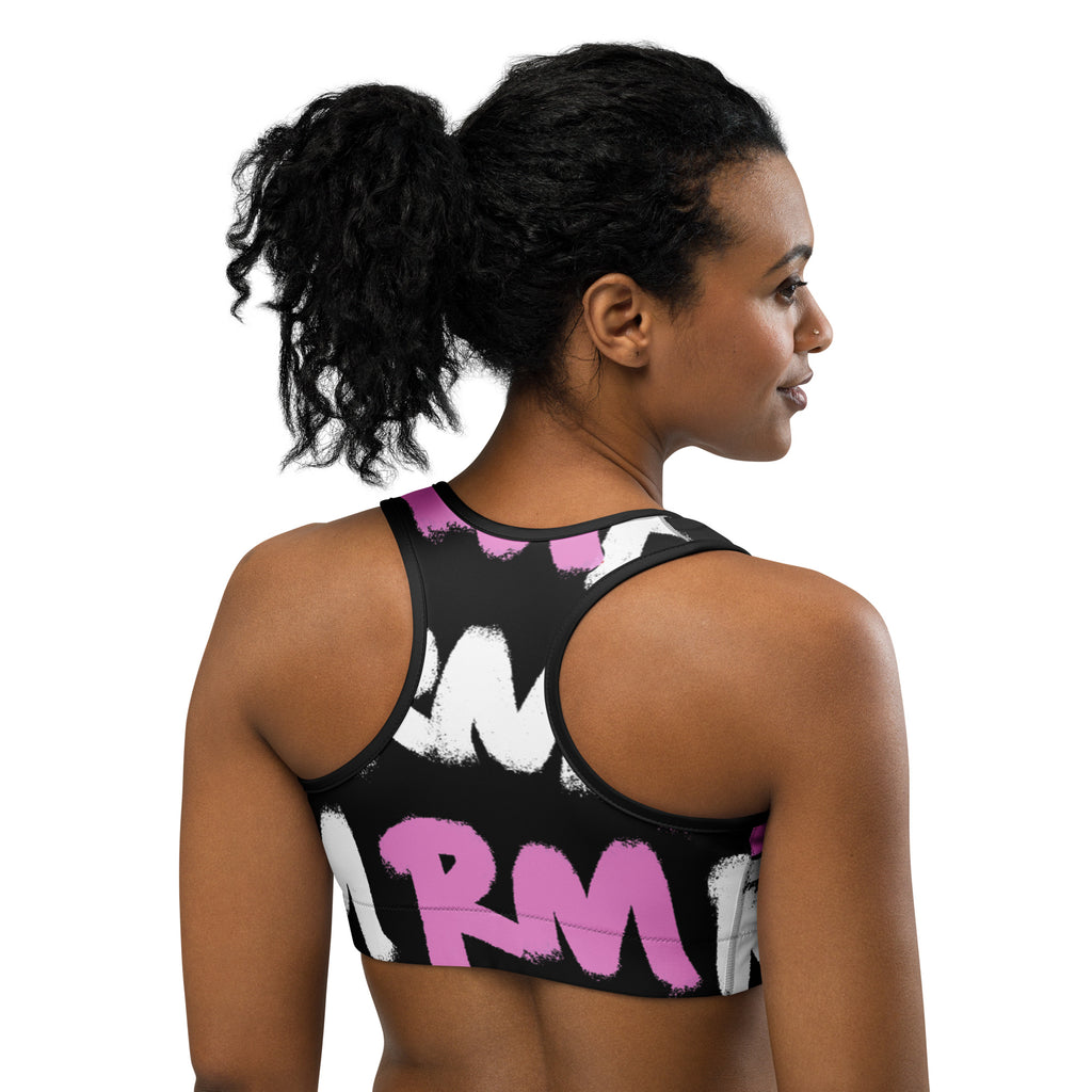 RM Graffiti RMX - Candy Pink Sports bra