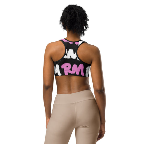 RM Graffiti RMX - Candy Pink Sports bra