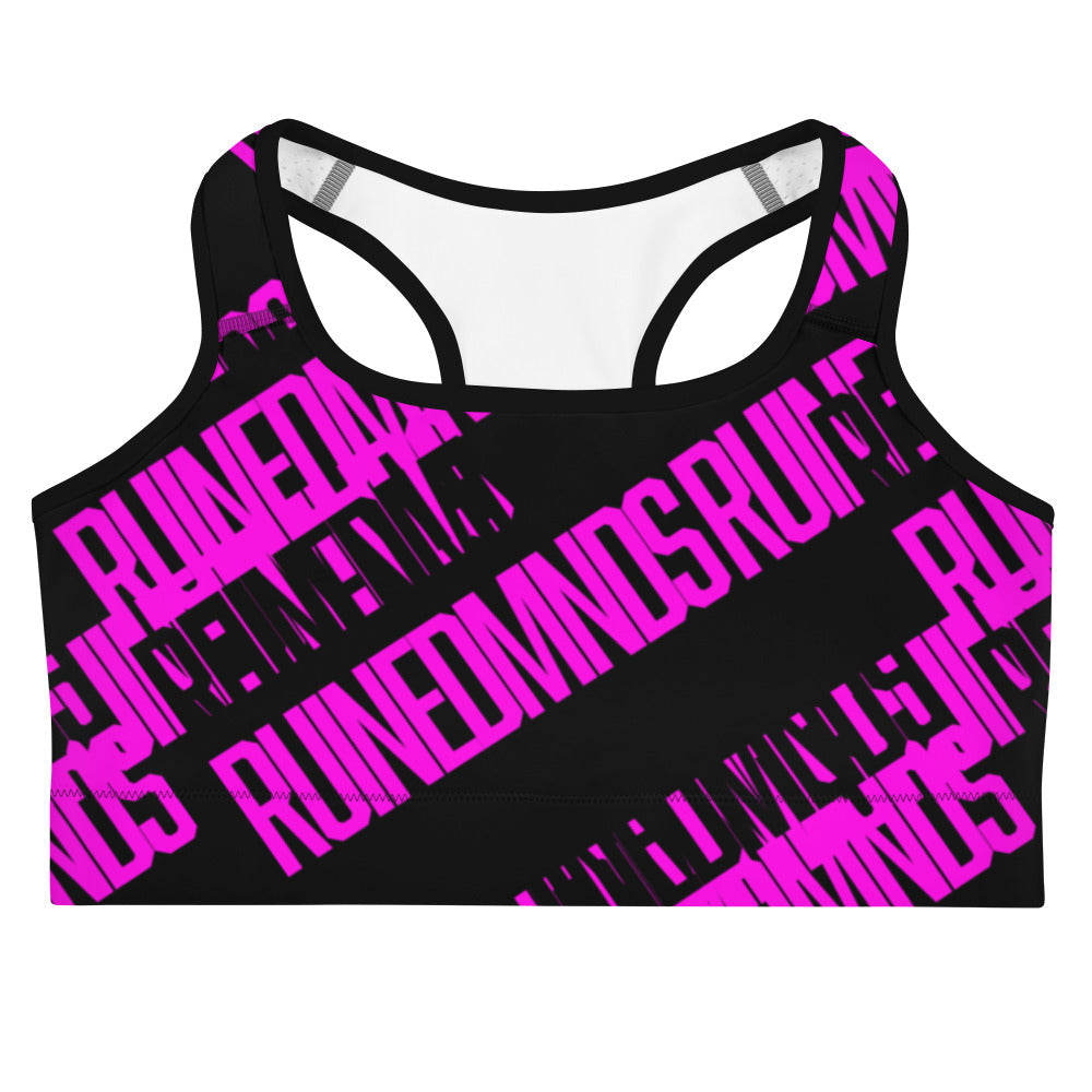 RM Roots - Block (Pink/Blk) Sports Bra