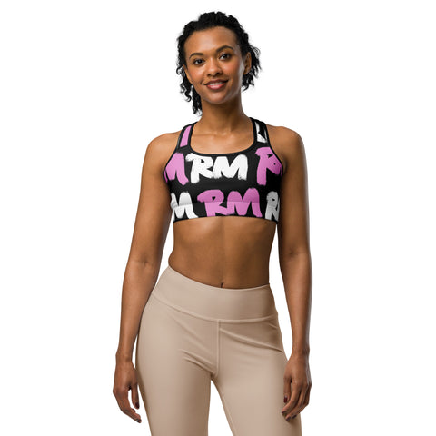 RM Graffiti RMX - Candy Pink Sports bra