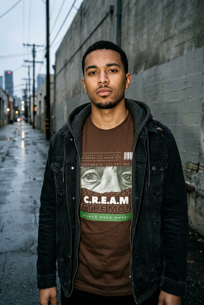 C.R.E.A.M Chocolate T-shirt editorial