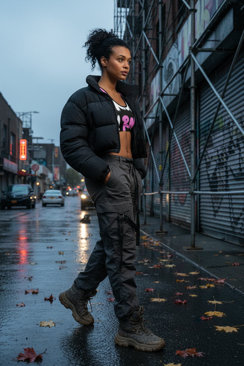 Graffiti RMX Candy Pink Sports Bra