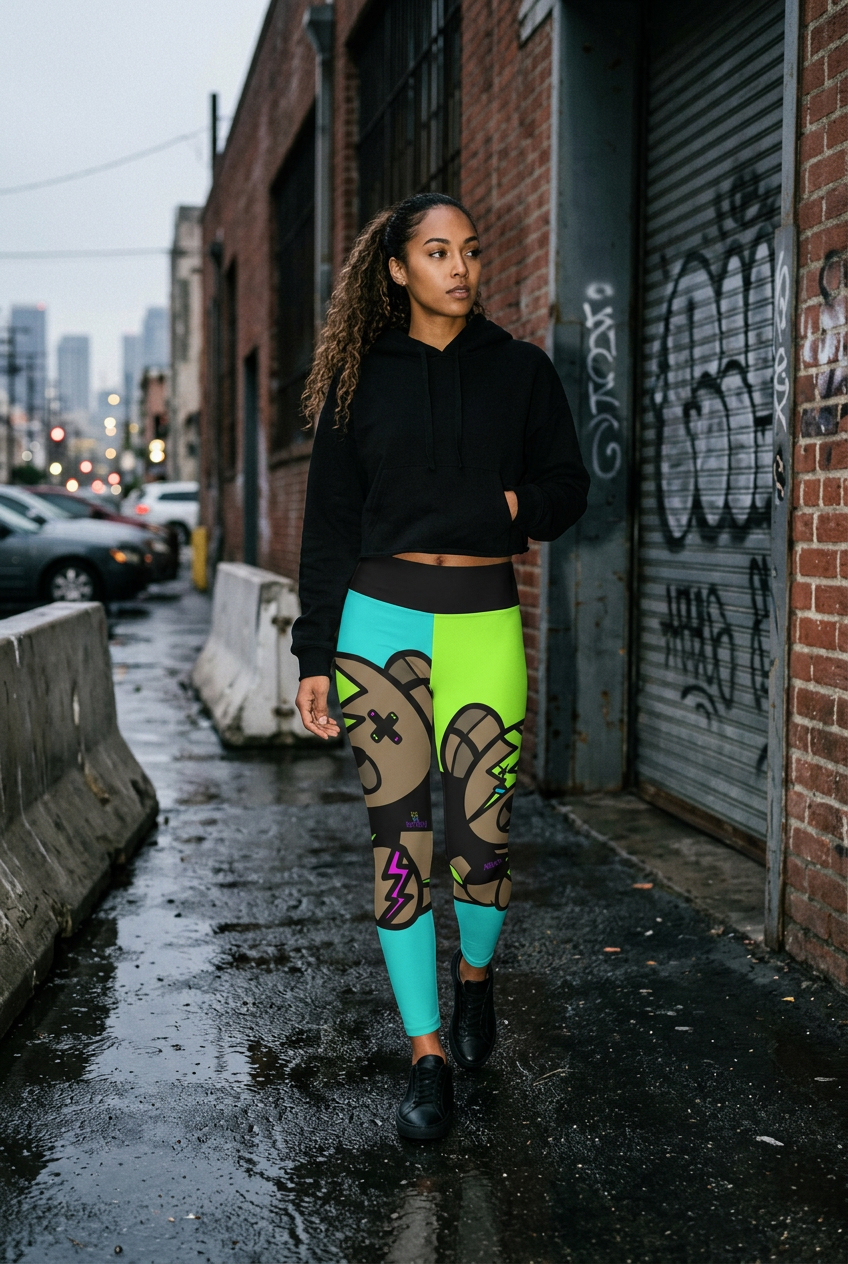 Ruined Bear Yoga Pants editorial