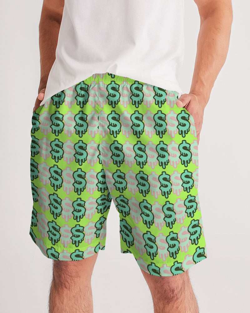 Pantalones cortos deportivos RM Roots $Drip (Grn/Pnk) para hombre