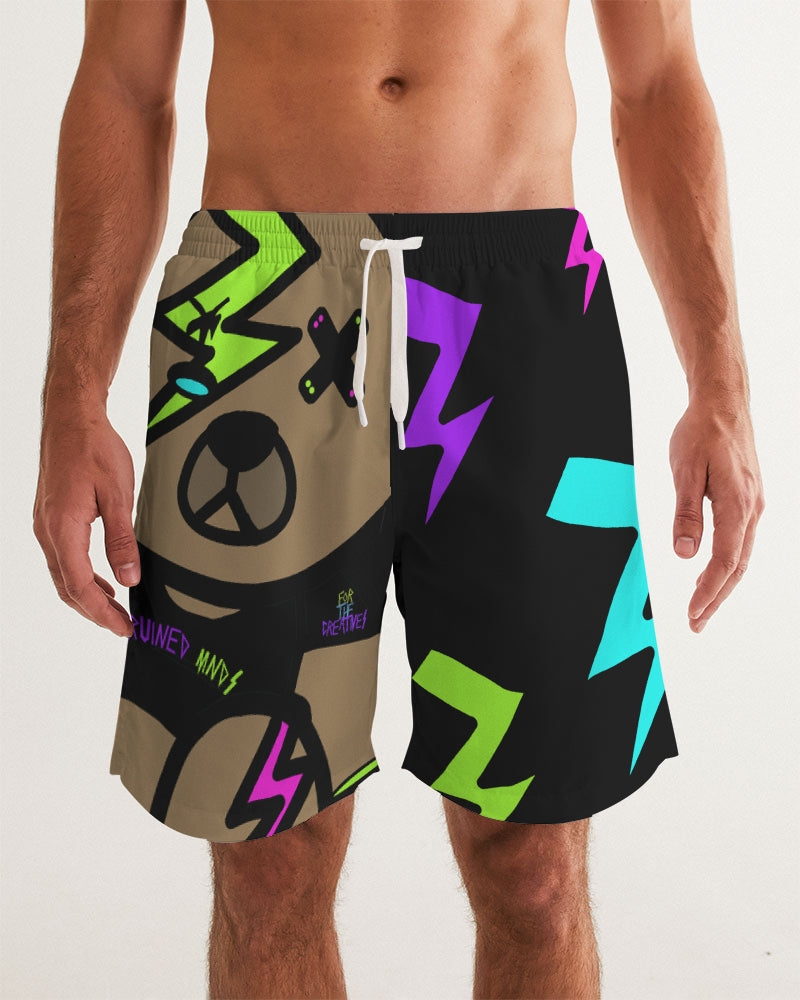 RM RUINED BEAR Swim Trunks